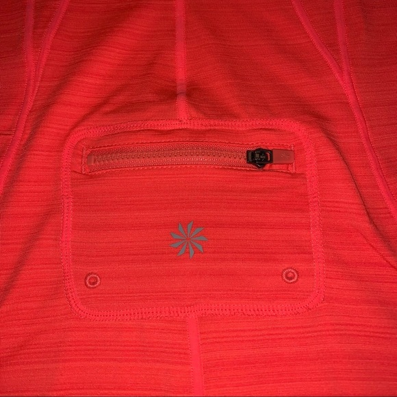 Athleta Pacifica Orange Contoured UPF+ Rashguard Size XS - Picture 4 of 7